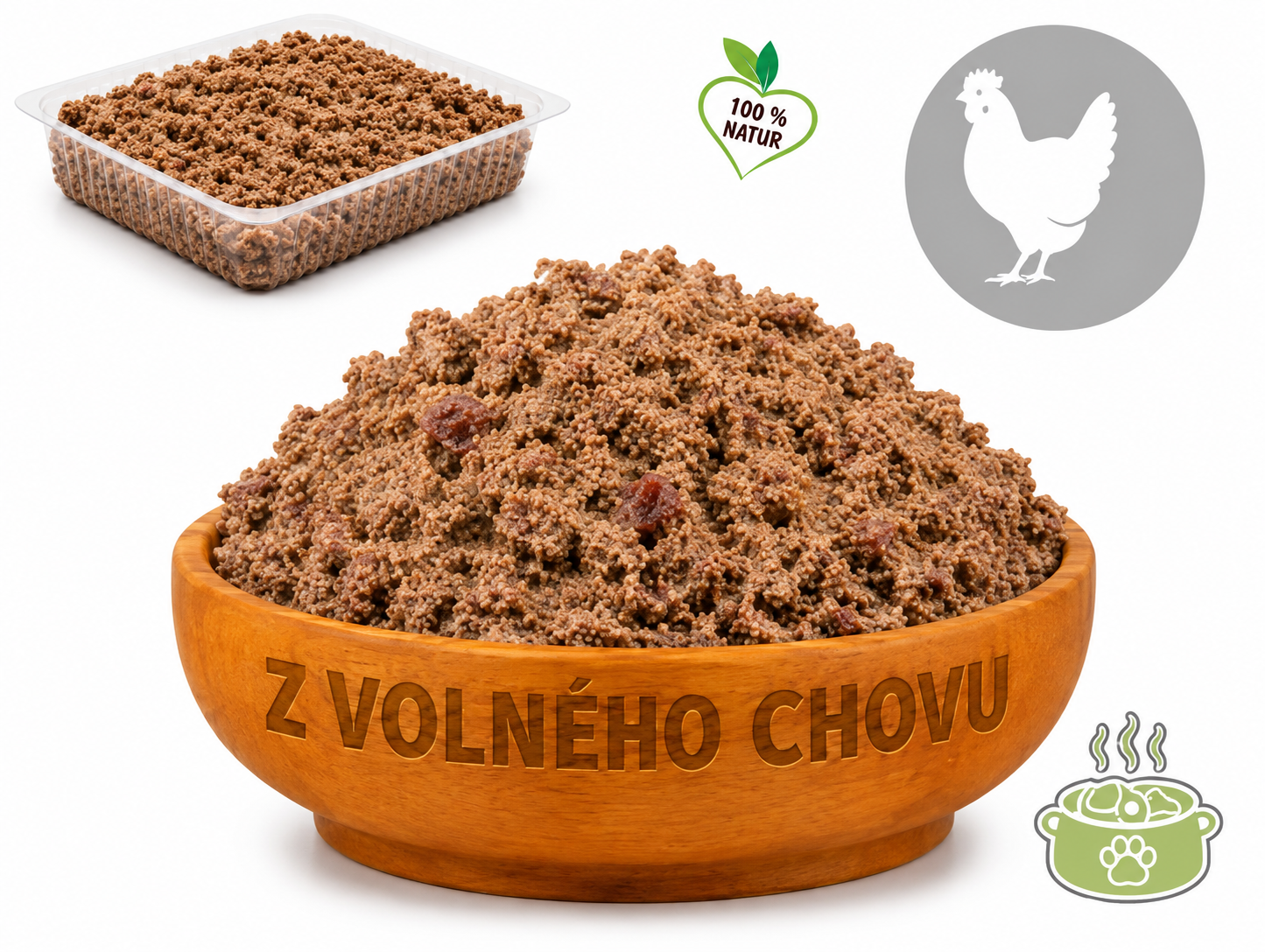 Paex Vařené BARF Menü - kuřecí 500 g Váha: 500 g