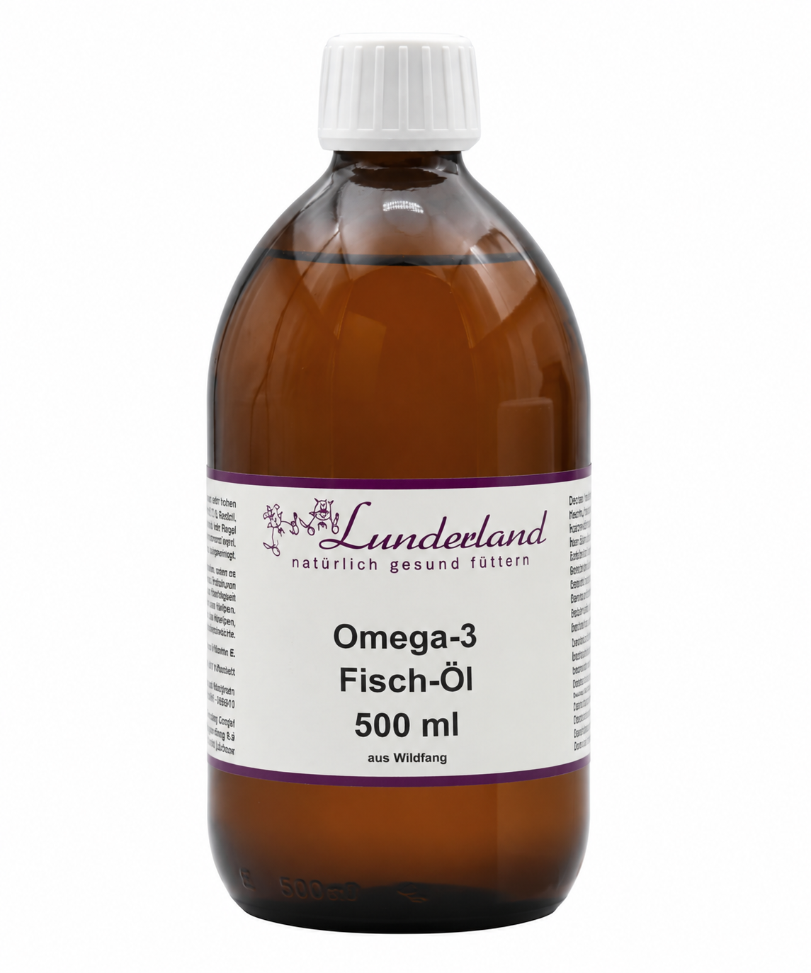 Lunderland Omega-3 Rybí olej Objem: 500 ml