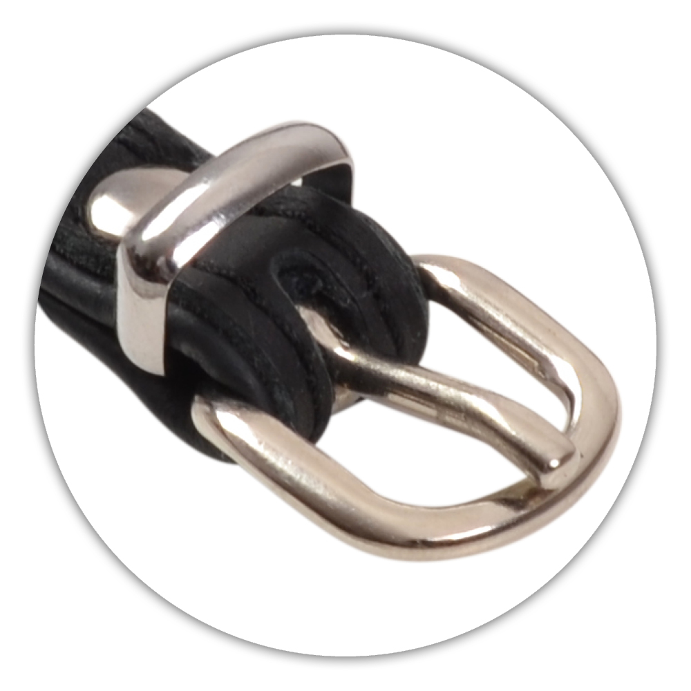 BF Kožený obojek DENYS černý Velikost: 27 až 33 cm / 14 mm