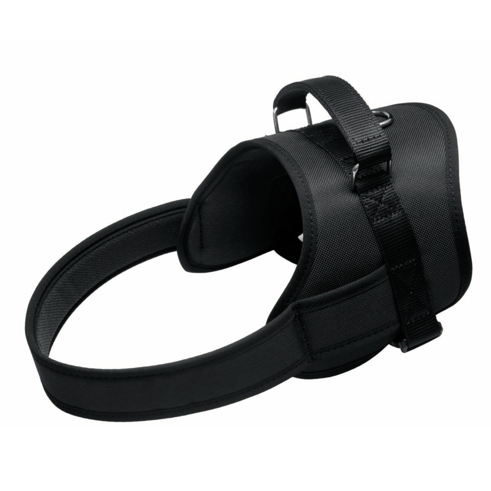 BF Postroj pro psy - s madlem - černý Velikost: OH: 60-81 cm