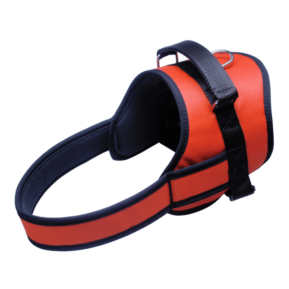 BF Postroj pro psy - s madlem - červený Velikost: OH: 60-81 cm