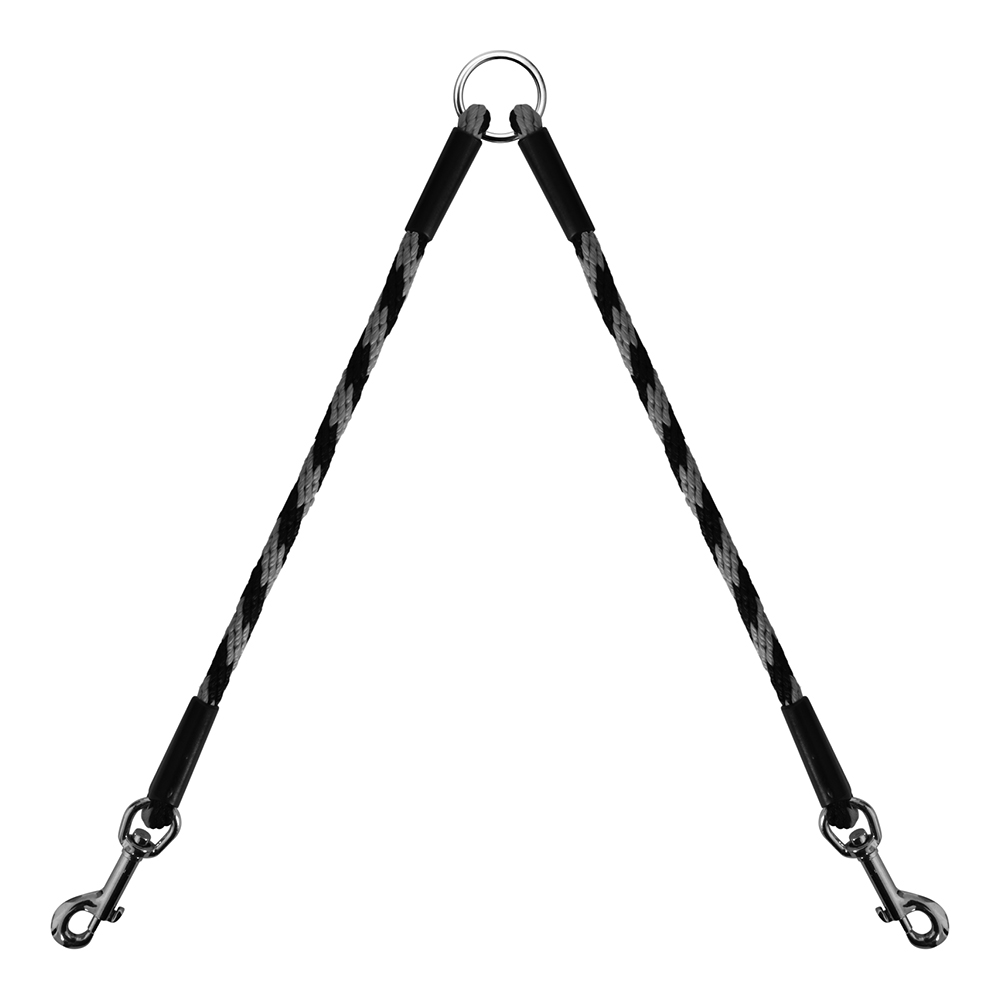 BF Rozdvojka na vodítko - šedá 38 cm / 10 mm Velikost: 38 cm / 10 mm