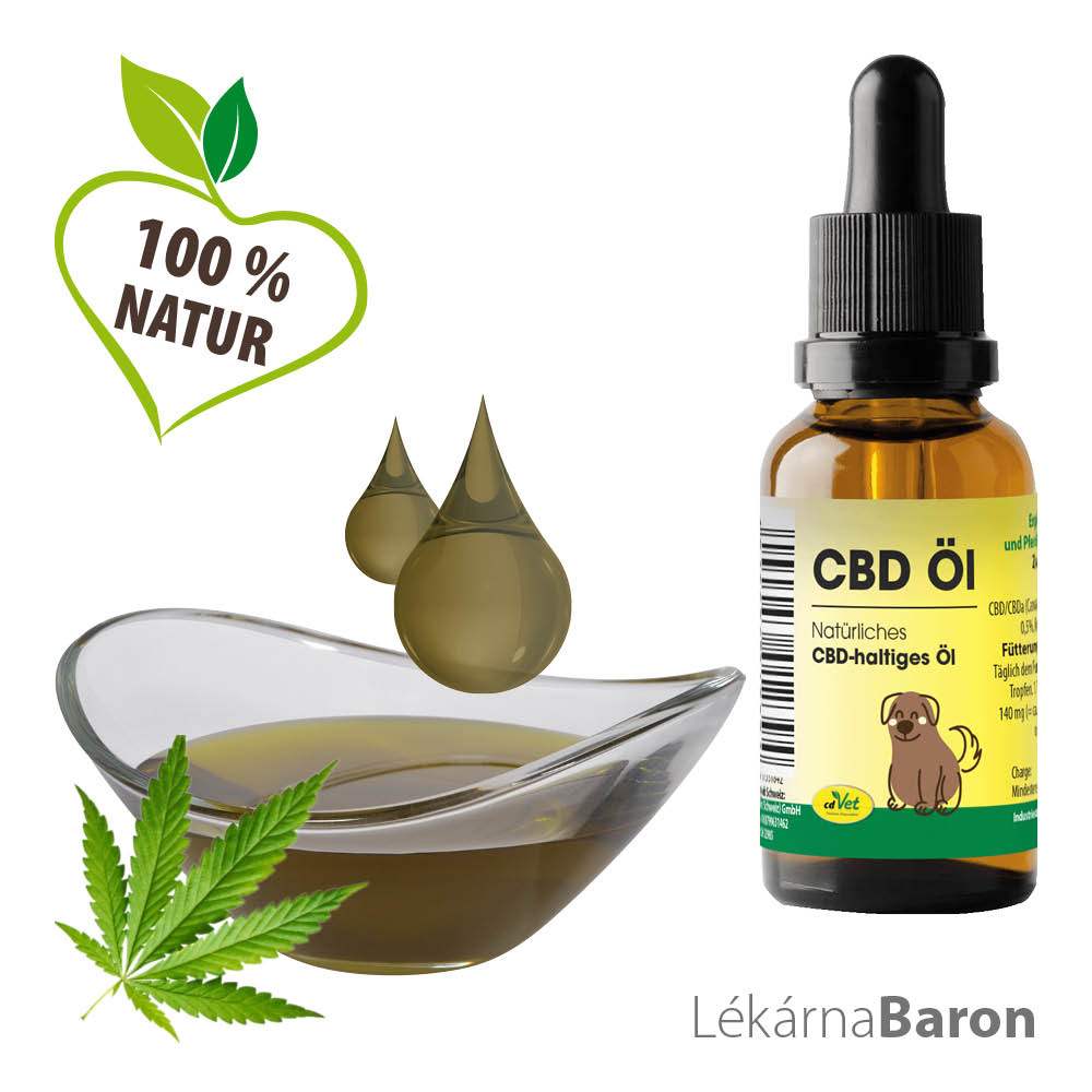 CBD konopný olej - cdVet Objem: 20 ml
