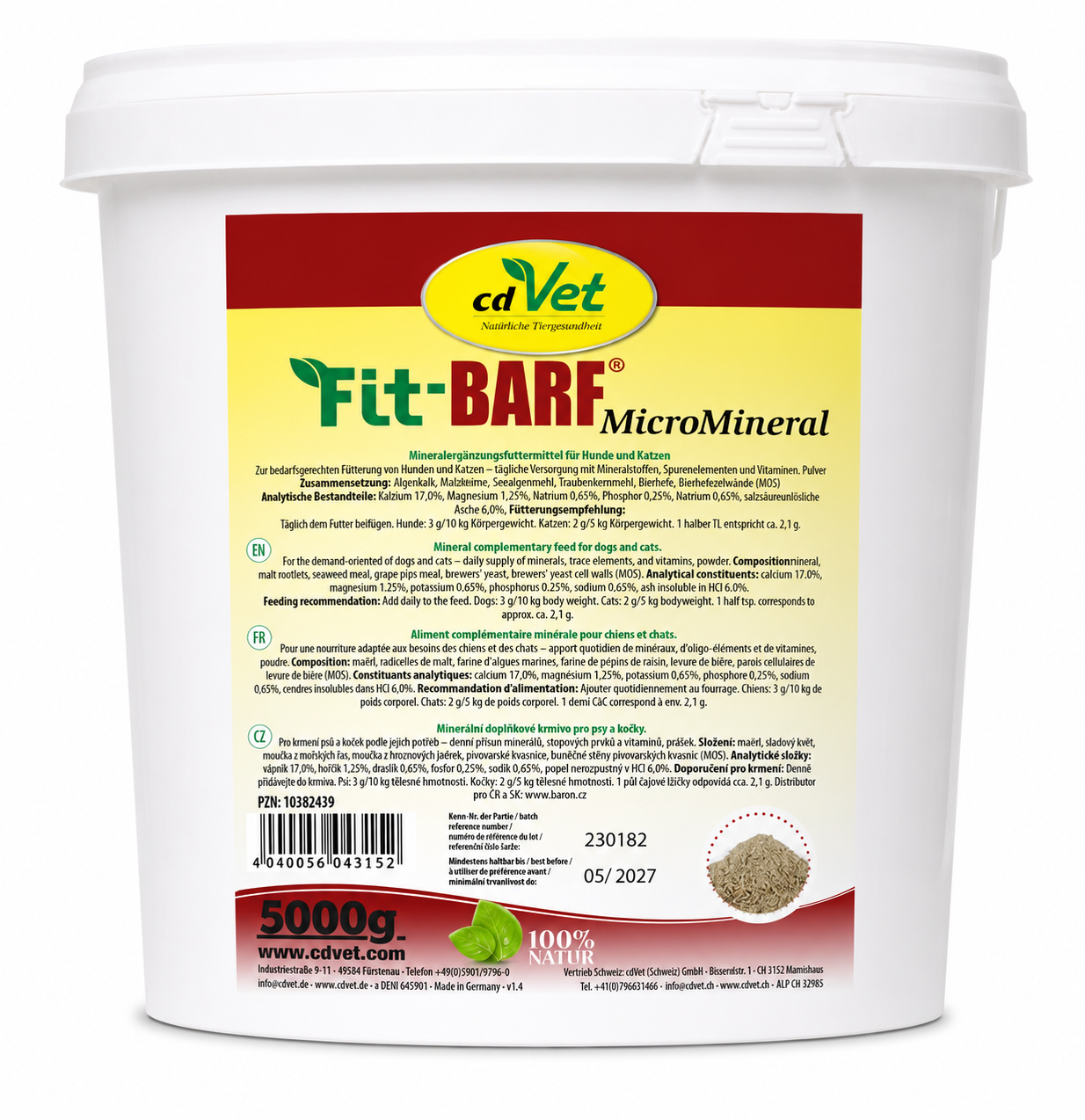 Fit-BARF Micro Mineral - cdVet Váha: 5000 g