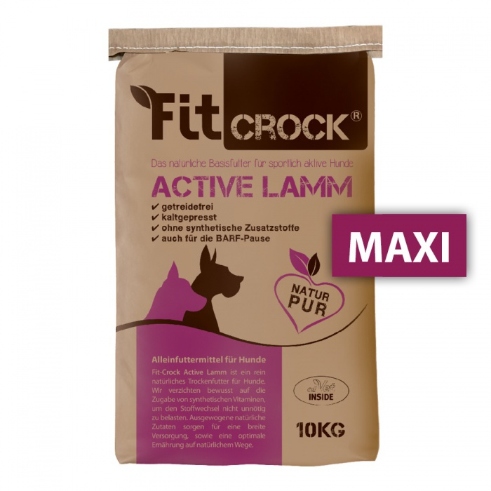 cdVet Fit-Crock Active Jehněčí - granule lisované za studena Balení: 10 kg - MAXI