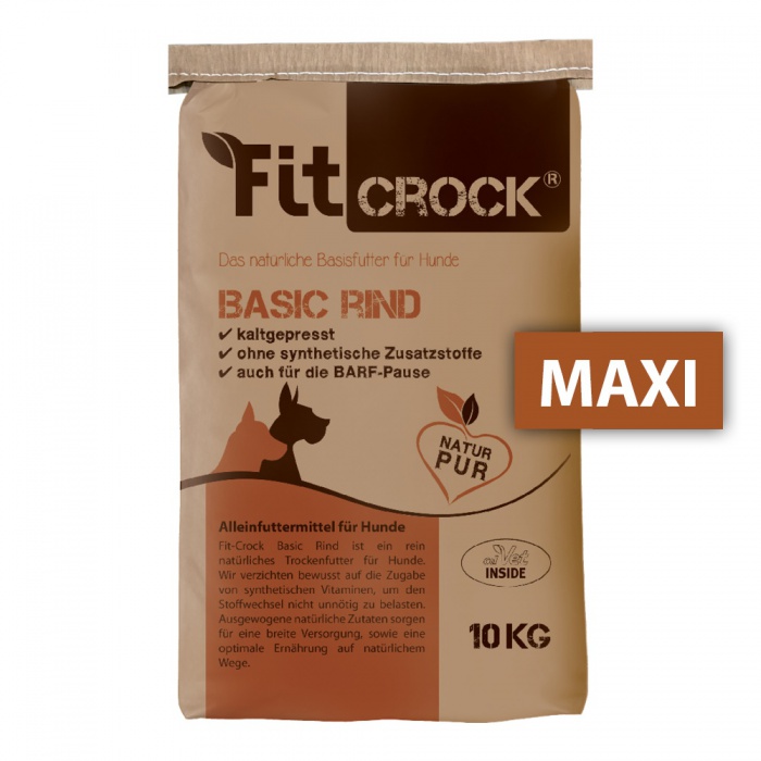 cdVet Fit-Crock Basic Hovězí - granule lisované za studena Balení: 10 kg - MAXI