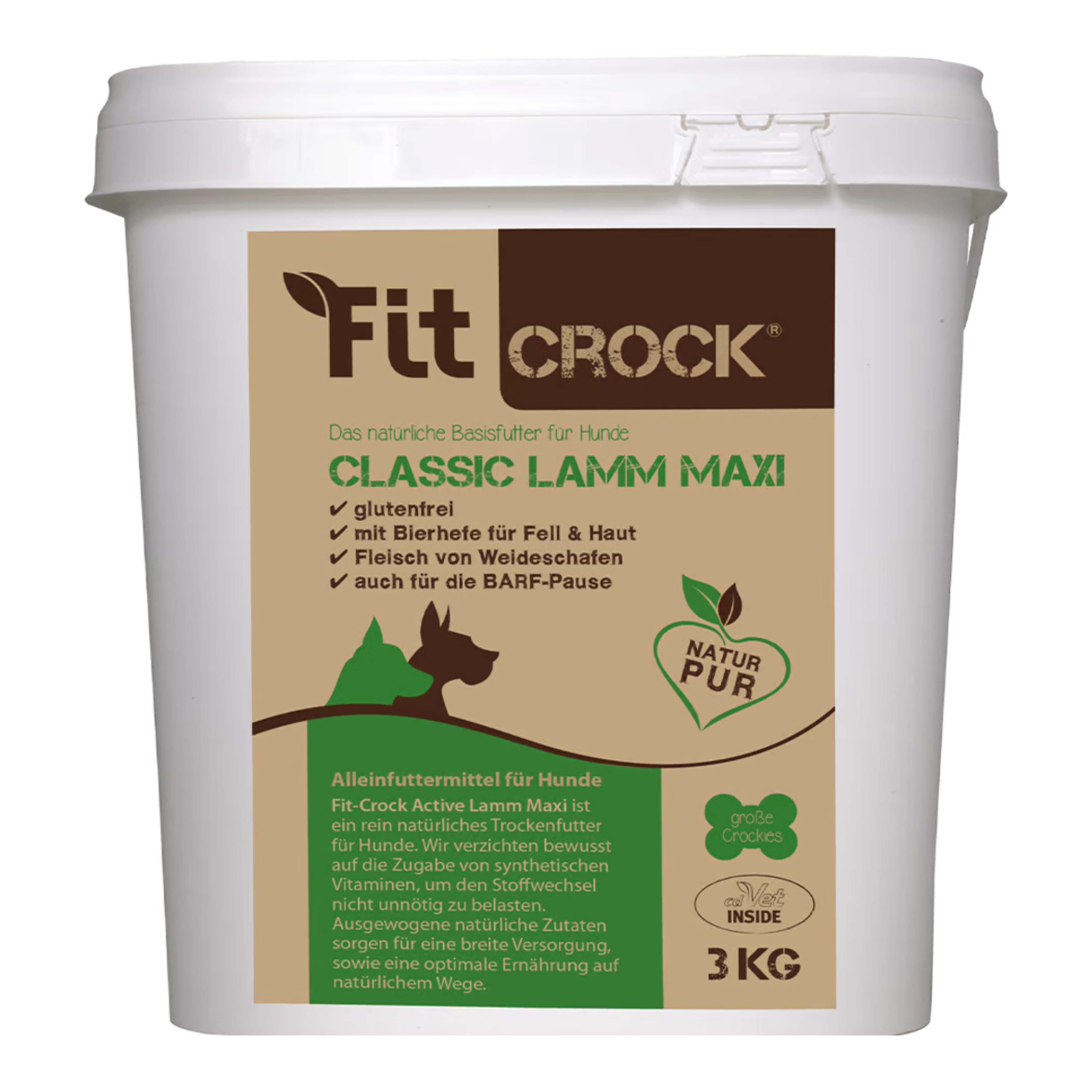 cdVet Fit-Crock Classic Jehněčí - granule lisované za studena Balení: 3 kg - MINI