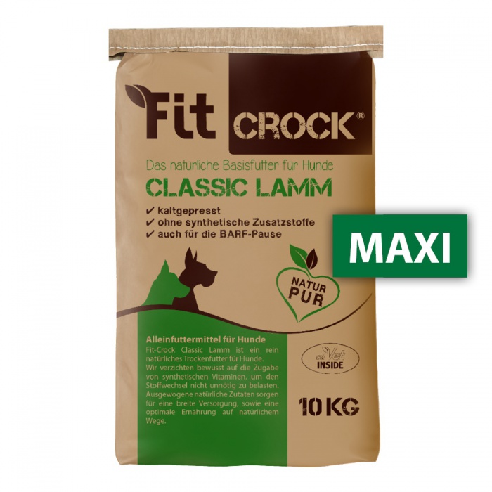cdVet Fit-Crock Classic Jehněčí - granule lisované za studena Balení: 10 kg - MAXI