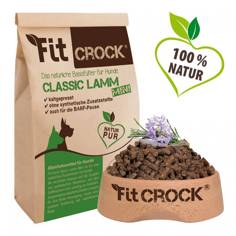 cdVet Fit-Crock Classic Jehněčí - granule lisované za studena Balení: 2 kg - MAXI