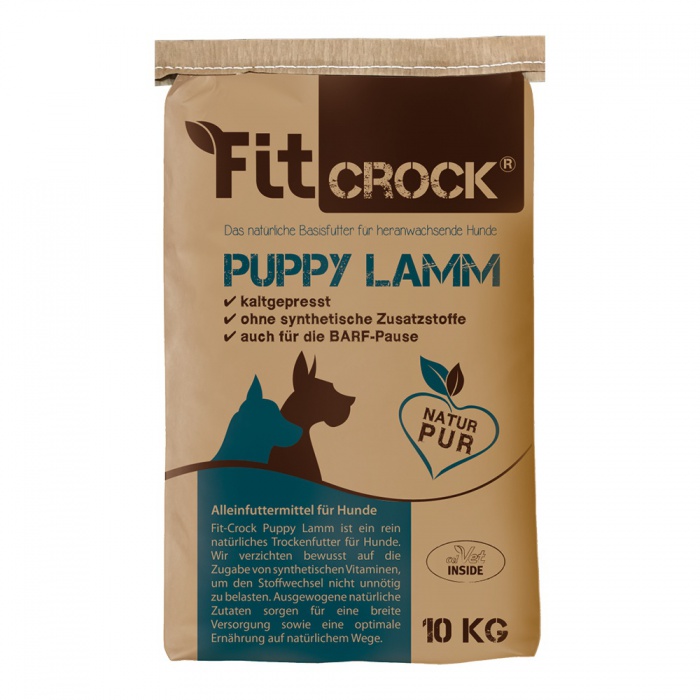 cdVet Fit-Crock pro štěňata Jehněčí - granule lisované za studena Balení: 10 kg - MINI