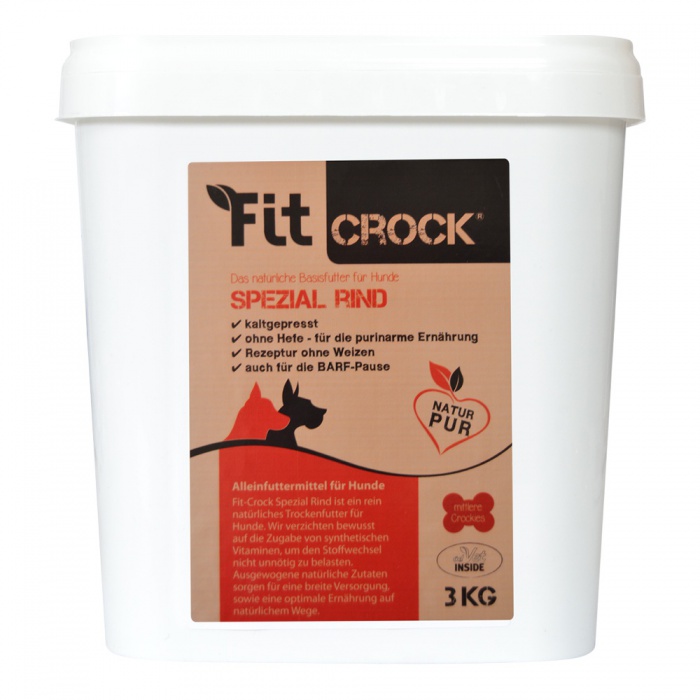 cdVet Fit-Crock Special Hovězí - granule lisované za studena Balení: 3 kg - MIDI
