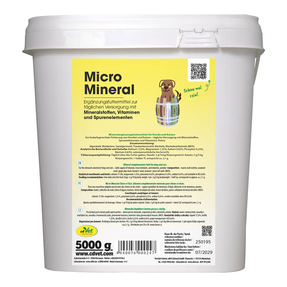 Micro Mineral - cdVet Váha: 5000 g