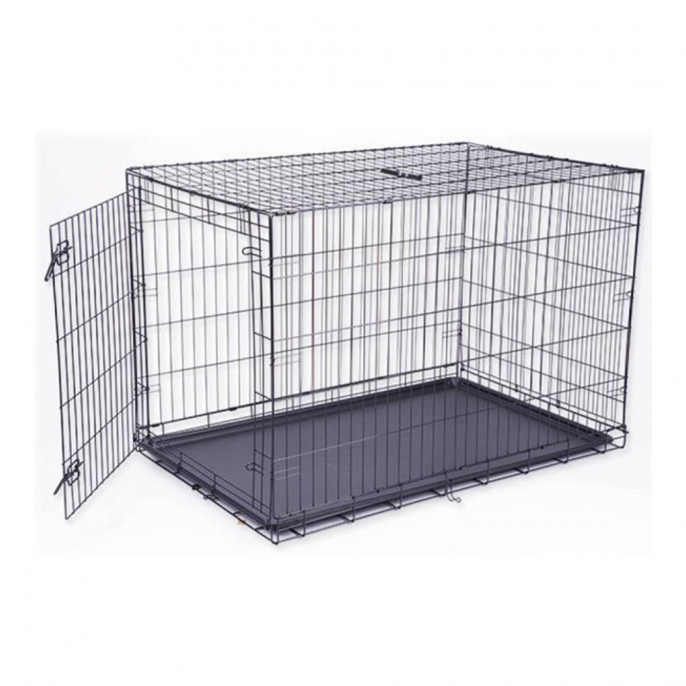 Dog fantasy Klec pro psa - drátěná - Vel. 4 - 122 x 84 x 76 cm Velikost: 122 x 84 x 76 cm