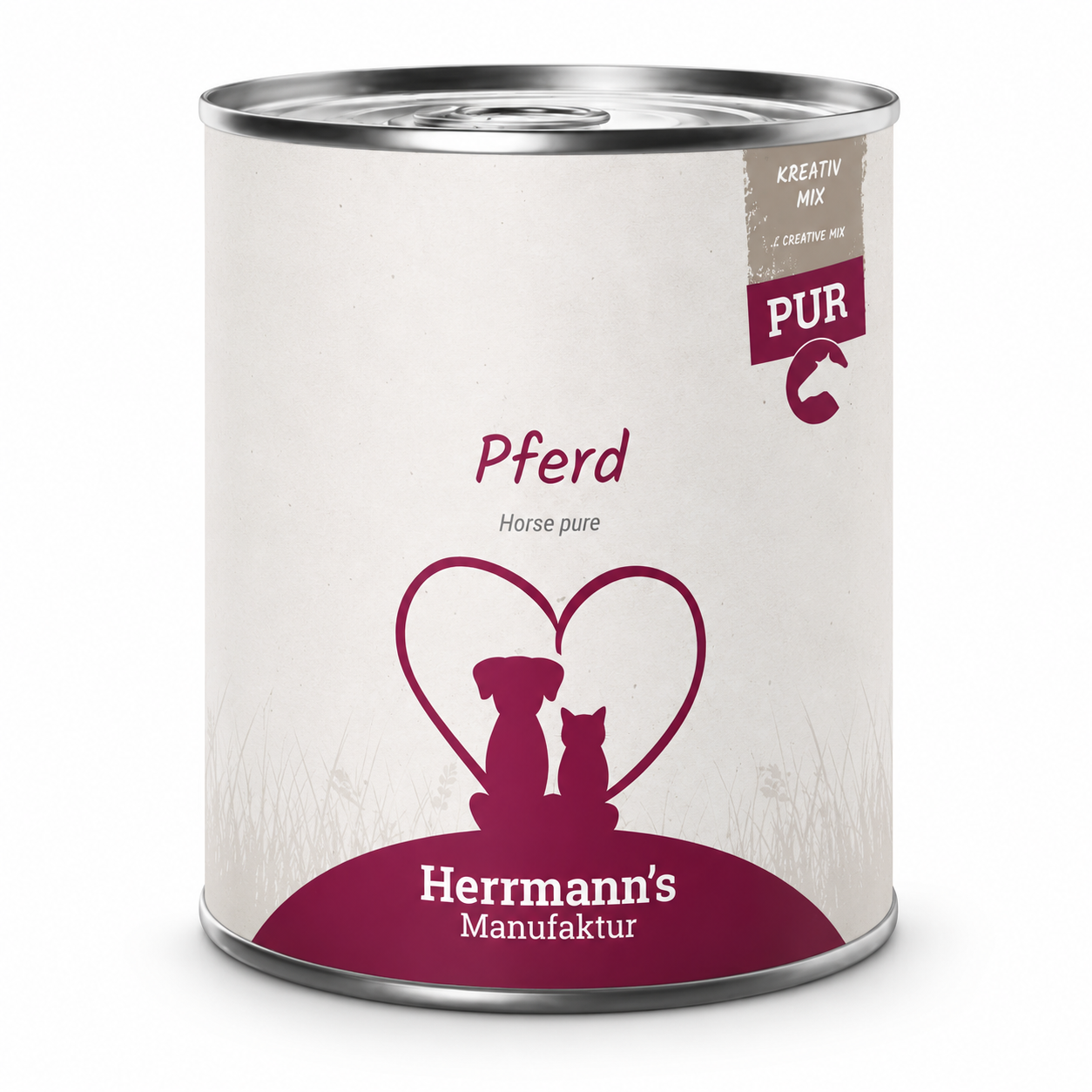 Herrmann's Konzerva pro psy a kočky - Koňské maso Váha: 800 g