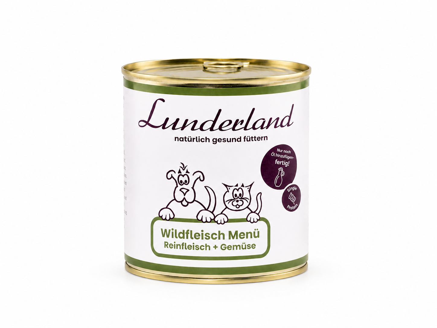 Konzerva pro psy - Divočina s rýží a zeleninou - Lunderland Váha: 800 g