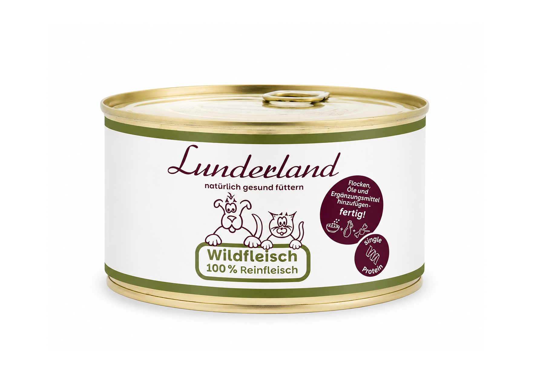 Konzerva pro psy a kočky - Zvěřina - Lunderland Váha: 300 g