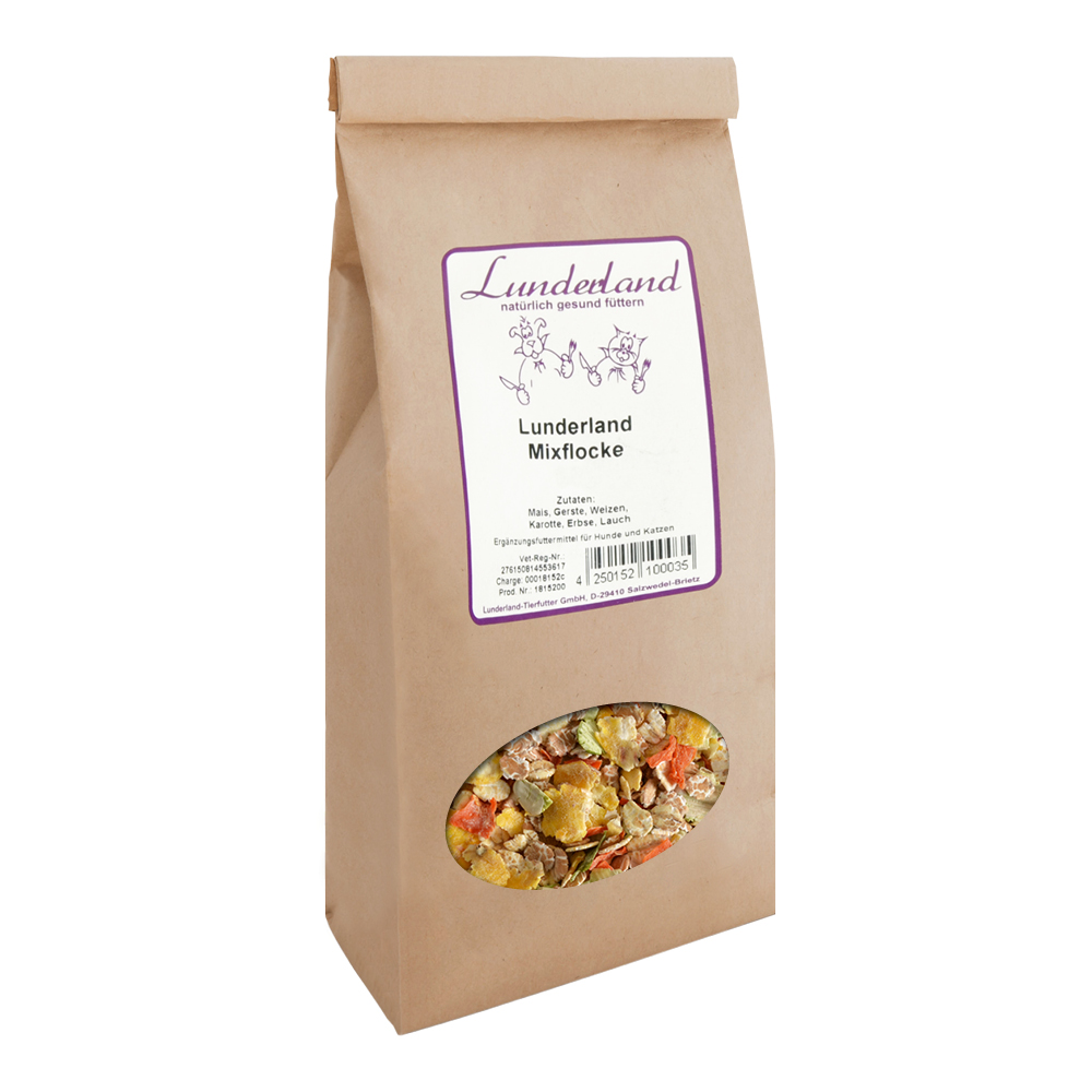 Lunderland Vločkový mix + 30 % zeleniny Váha: 1 kg