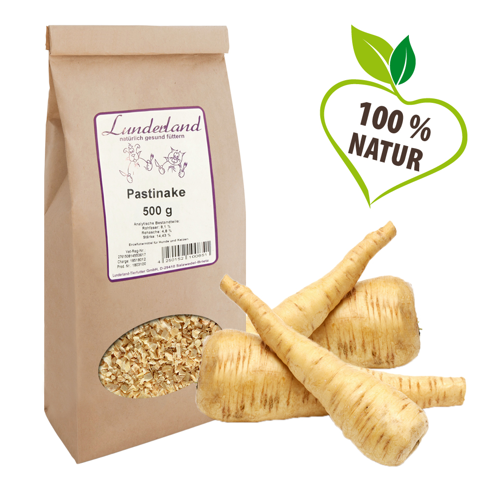 Lunderland Zelenina pro psy a kočky - Pastinák - sušený Váha: 500 g