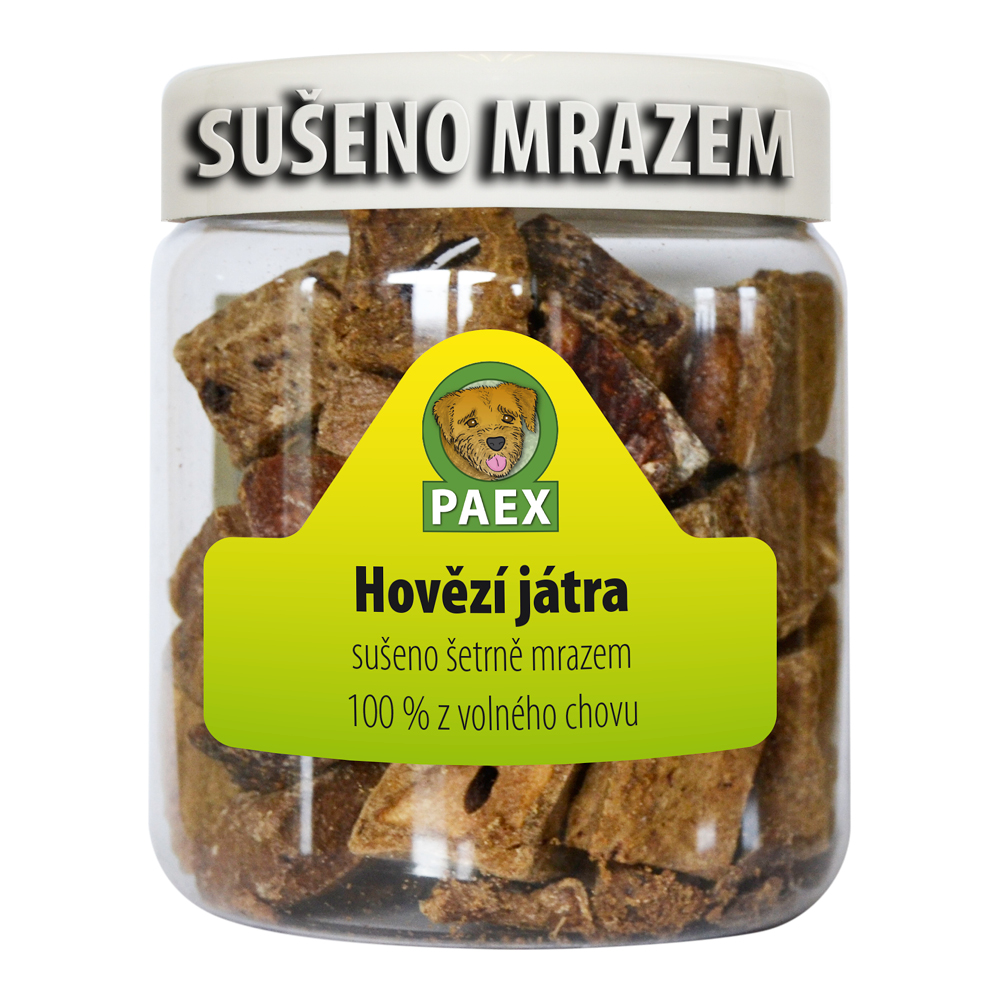 Paex Hovězí játra, mrazem sušená 90 g Váha: 90 g