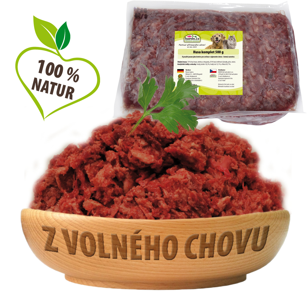 Paex Husa KOMPLET - Maso pro psy a kočky 500 g Váha: 500 g