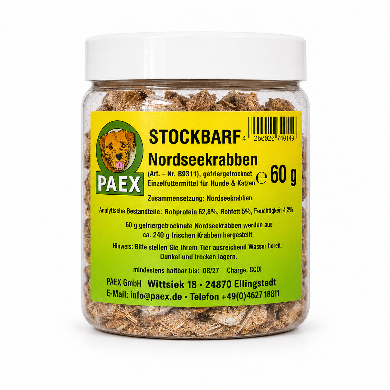 Paex Krabi, mrazem sušení 60 g Váha: 60 g