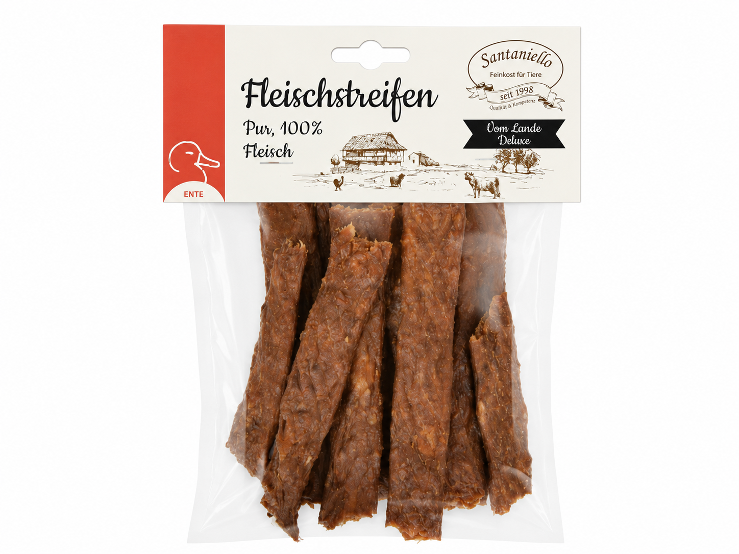 Santaniello Plátky z kachního masa pro psy 100 g Váha: 100 g