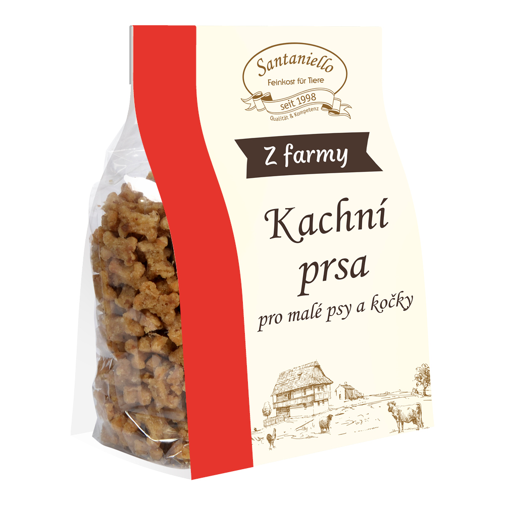 Santaniello Sušenky z kachních prsou 130 g  - malé Váha: 130 g