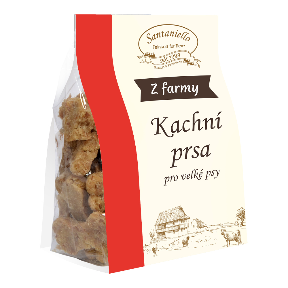 Santaniello Sušenky z kachních prsou 130 g  - velké Váha: 130 g