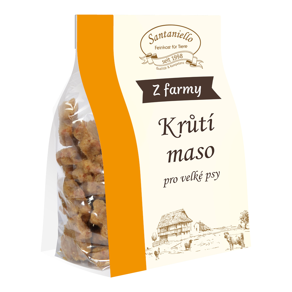 Santaniello Sušenky z krůtího masa 130 g  - velké Váha: 130 g