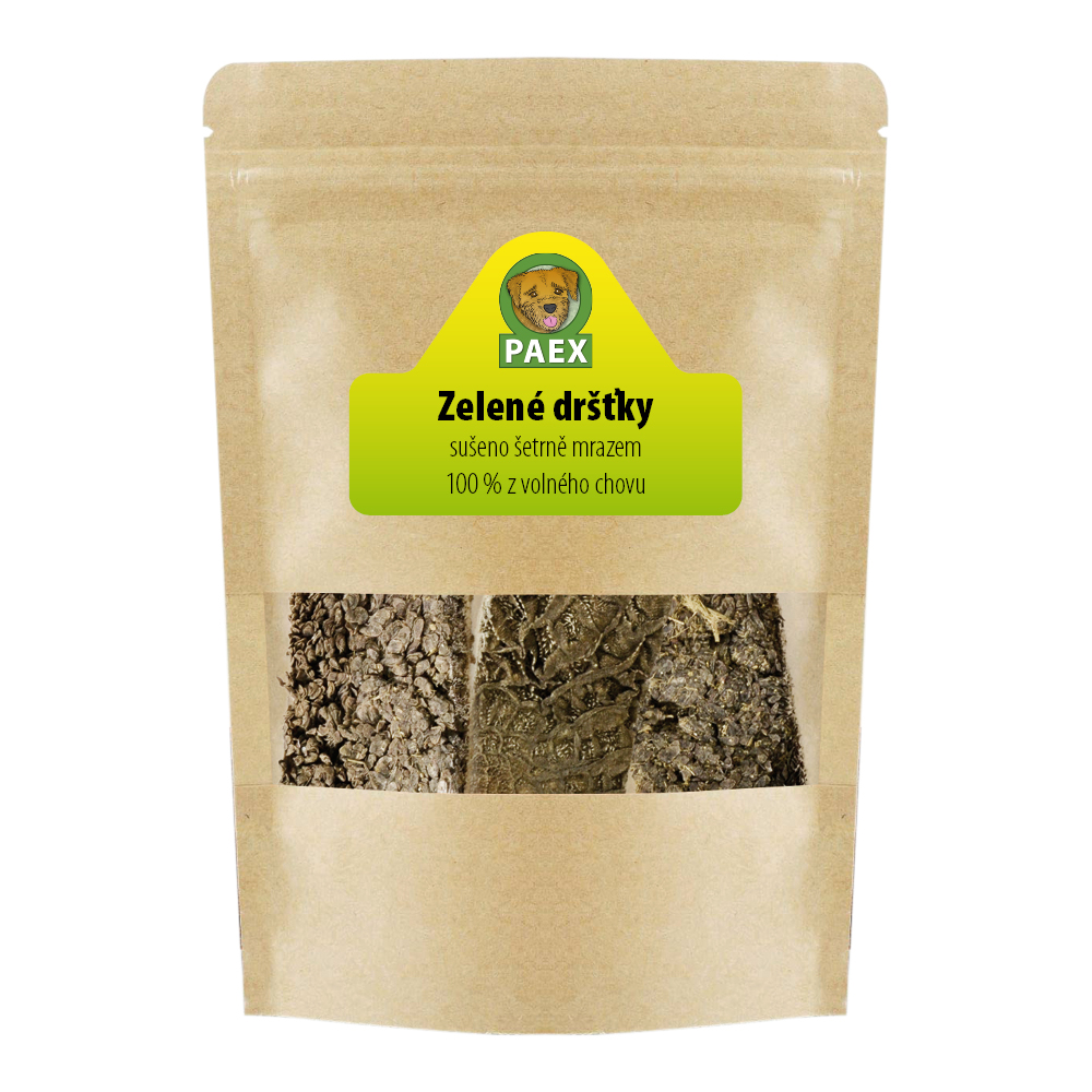 Paex Zelené dršťky, mrazem sušené Váha: 100 g