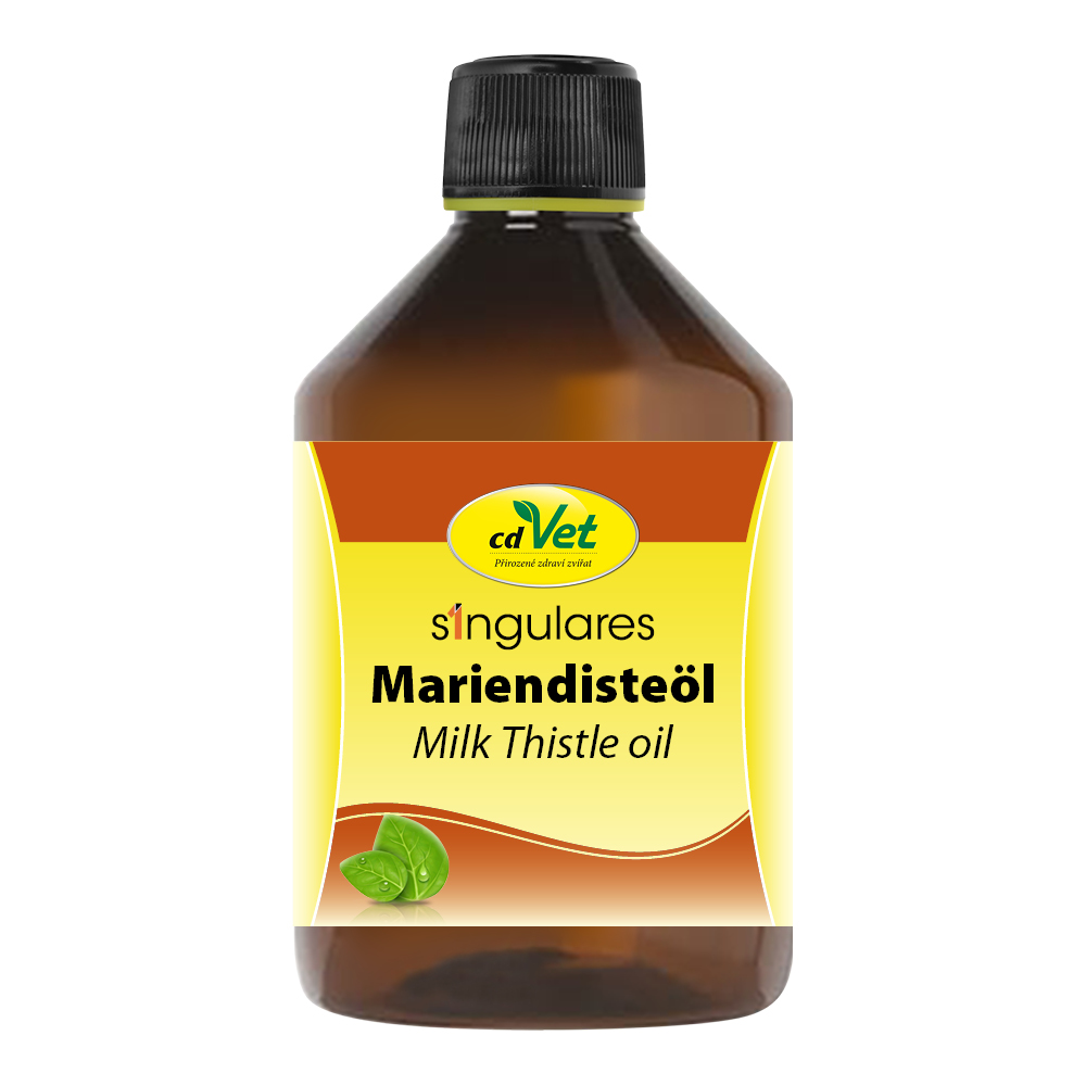 Ostropestřecový olej pro psy a kočky - cdVet Objem: 500 ml