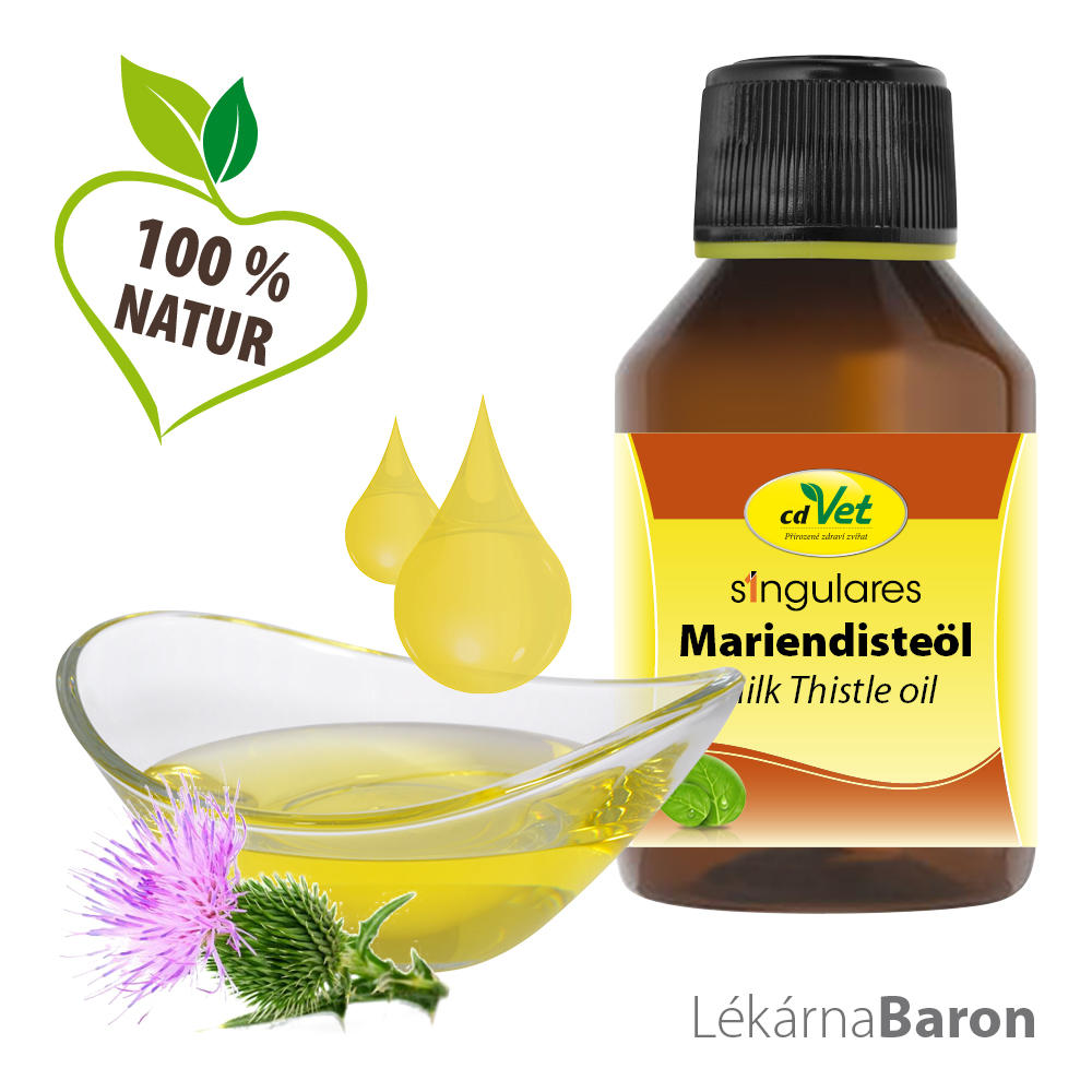 Ostropestřecový olej pro psy a kočky - cdVet Objem: 500 ml