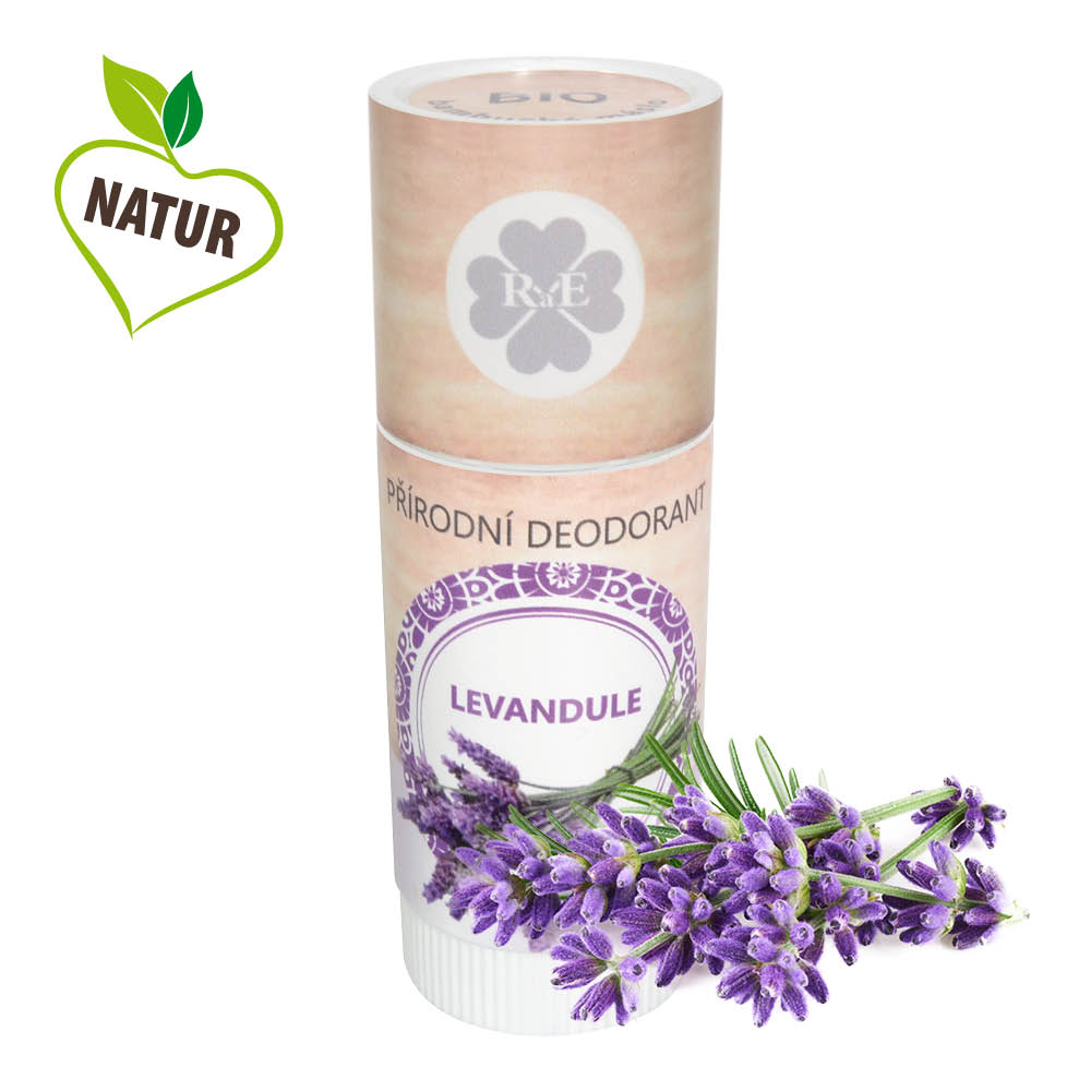 RaE Přírodní tuhý BIO deodorant - Levandule 25 ml Objem: 25 ml