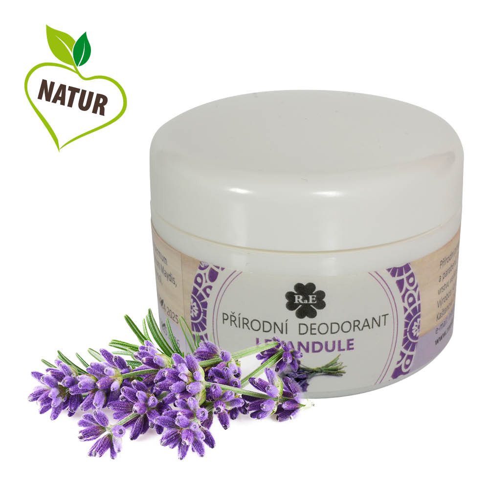 RaE Přírodní krémový deodorant - Levandule 50 ml Objem: 50 ml