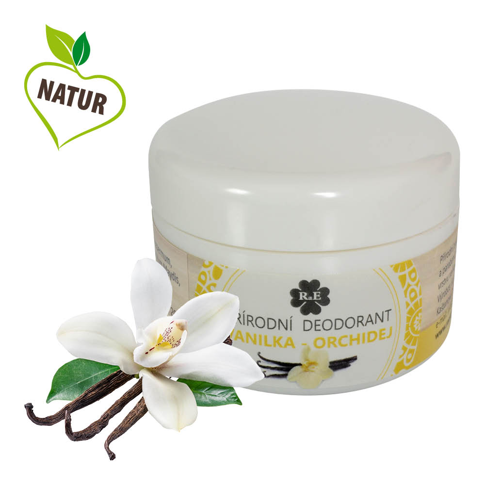 RaE Přírodní krémový deodorant - Vanilka orchidej 50 ml Objem: 50 ml