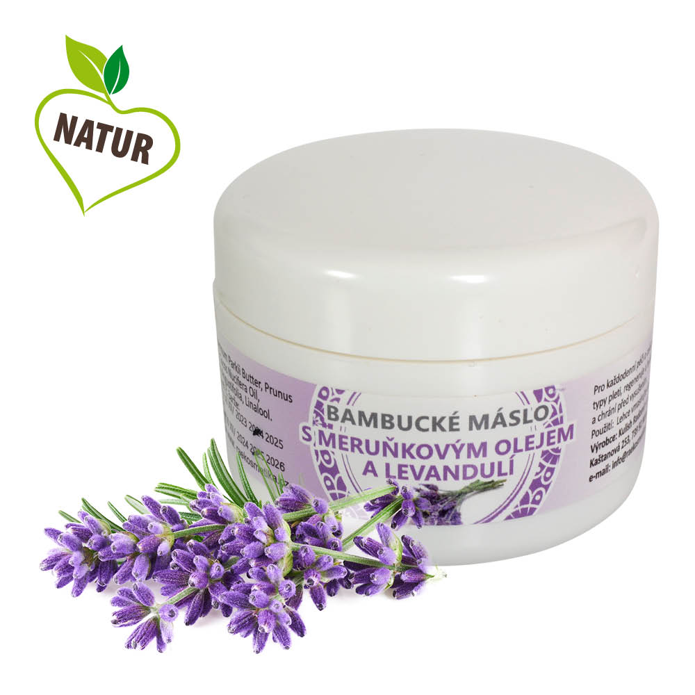 RaE Bambucké máslo - Levandule 50 ml Objem: 50 ml