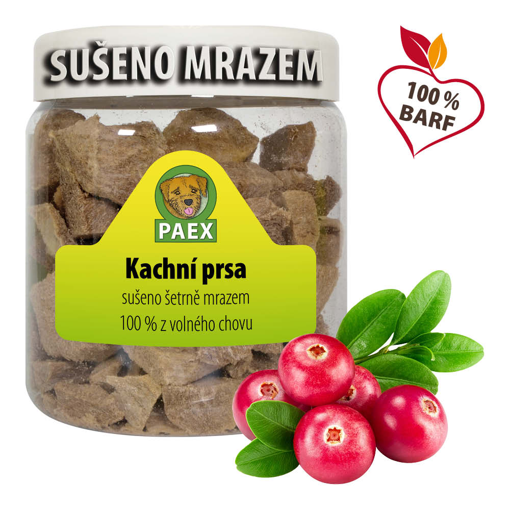 Paex Kachní prsa, mrazem sušená 70 g Váha: 70 g
