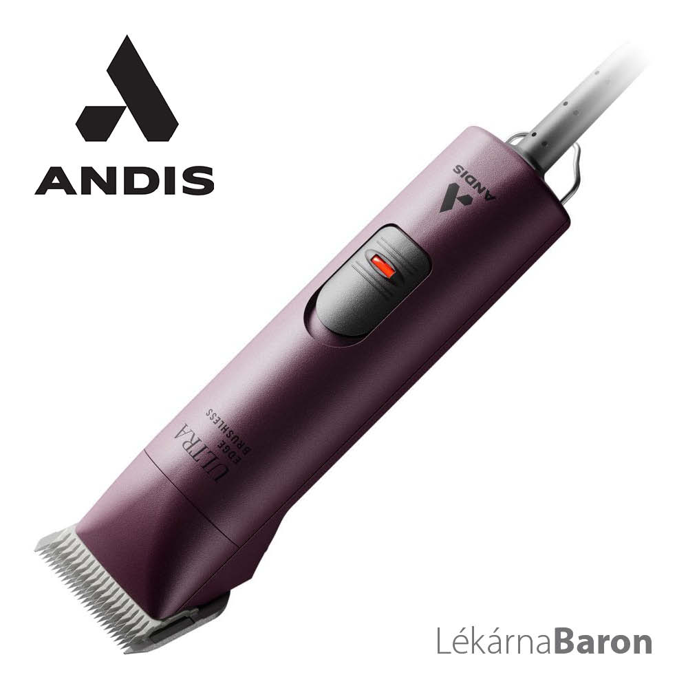 Andis AGC Super 2-Speed Brushless, stříhací strojek – Burgundy Strojky: AGC Super 2-Speed – burgundy