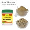 Přírodní doplněk stravy pro psy a kočky „Bio-Moringa - cdVet“ podáváme vmíchaný do krmiva, nebo v kapslích.
