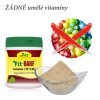 Přírodní doplněk stravy pro psy a kočky „Fit-BARF Zelenina TCVM - cdVet“ neobsahuje žádné umělé vitamíny.