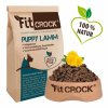 Jehněčí granule pro štěňata Fit-Crock Puppy Lamm jsou lisované za studena.
