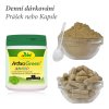 Přírodní doplněk stravy pro psy a kočky „Kloubní výživa Arthro Green JUNIOR - cdVet“ můžeme podávat v kapslích nebo vmíchaný do krmiva.
