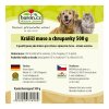 Králičí maso a chrupavky pro psy a kočky 500 g 3