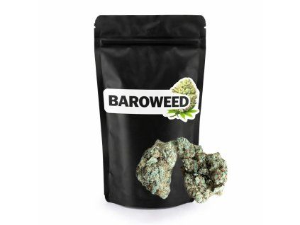 Stojící pomačku s logem BAROWEED