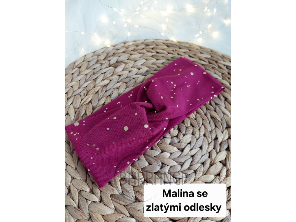 Malina se zlatými odlesky