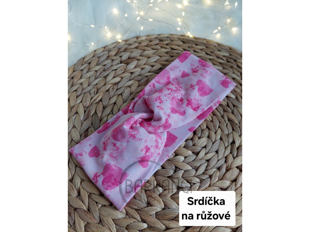 Srdíčka na růžové