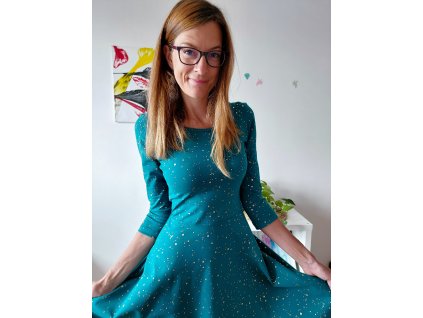 Nech zazářit svou jedinečnost - šaty Zlaté tečky- výběr barev