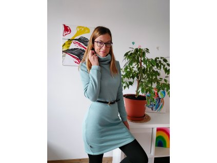 Dámská mikina Roll - Třpytivá teplákovina - VÝBĚR barev