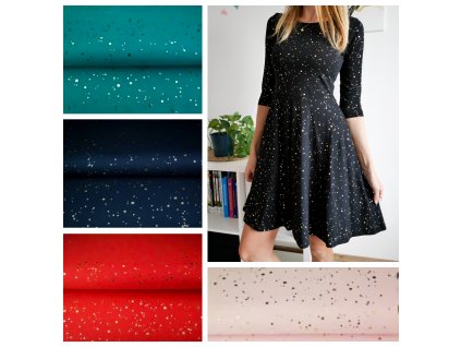 Nech zazářit svou jedinečnost - šaty Zlaté tečky- výběr barev