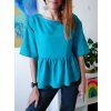 Amálie | Oversized peplum halenka ze lnu a viskózy  Volná. Vzdušná. Přirozeně ženská.